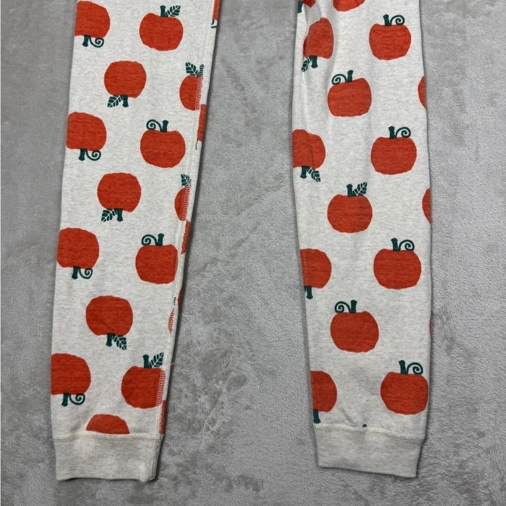 Hanna Andersson 100% Organic Cotton Pumpkin Fall Halloween PJ Bottom Pants 12
